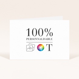 Faire-part de Baptême Do It Yourself Baptême Paysage double