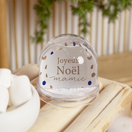 Boule à neige personnalisée Galets Colorés