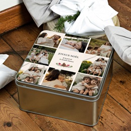 Boîte photo personnalisée Délices de Noël gratuit Boîte photo personnalisée Délices de Noël gratuit