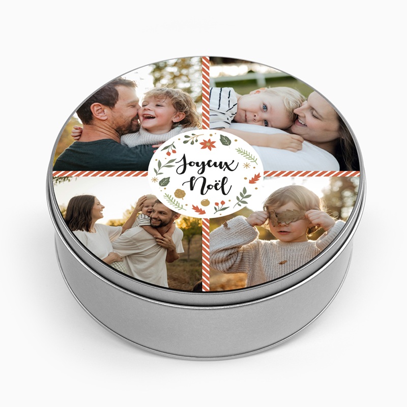 Boîte photo personnalisée Noël tout doux pas cher