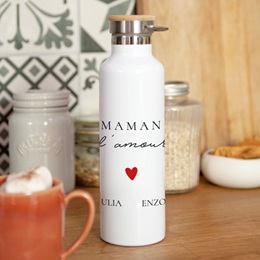 Gourde personnalisée Maman d'amour