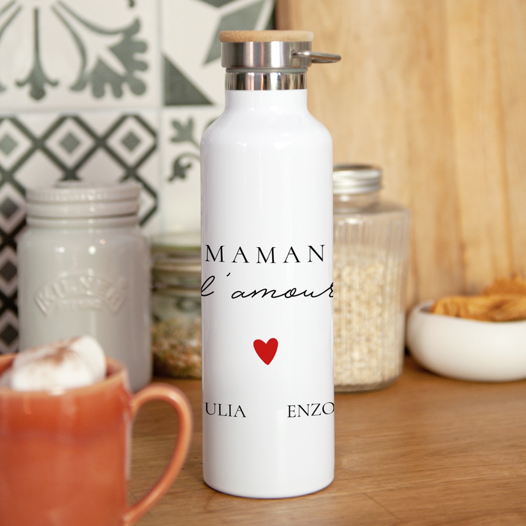 Gourde personnalisée Maman d'amour