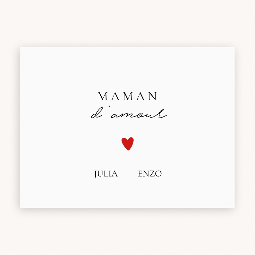 Gourde personnalisée Maman d'amour pas cher