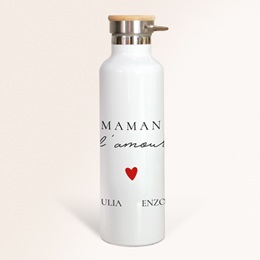 Gourde personnalisée Maman d'amour
