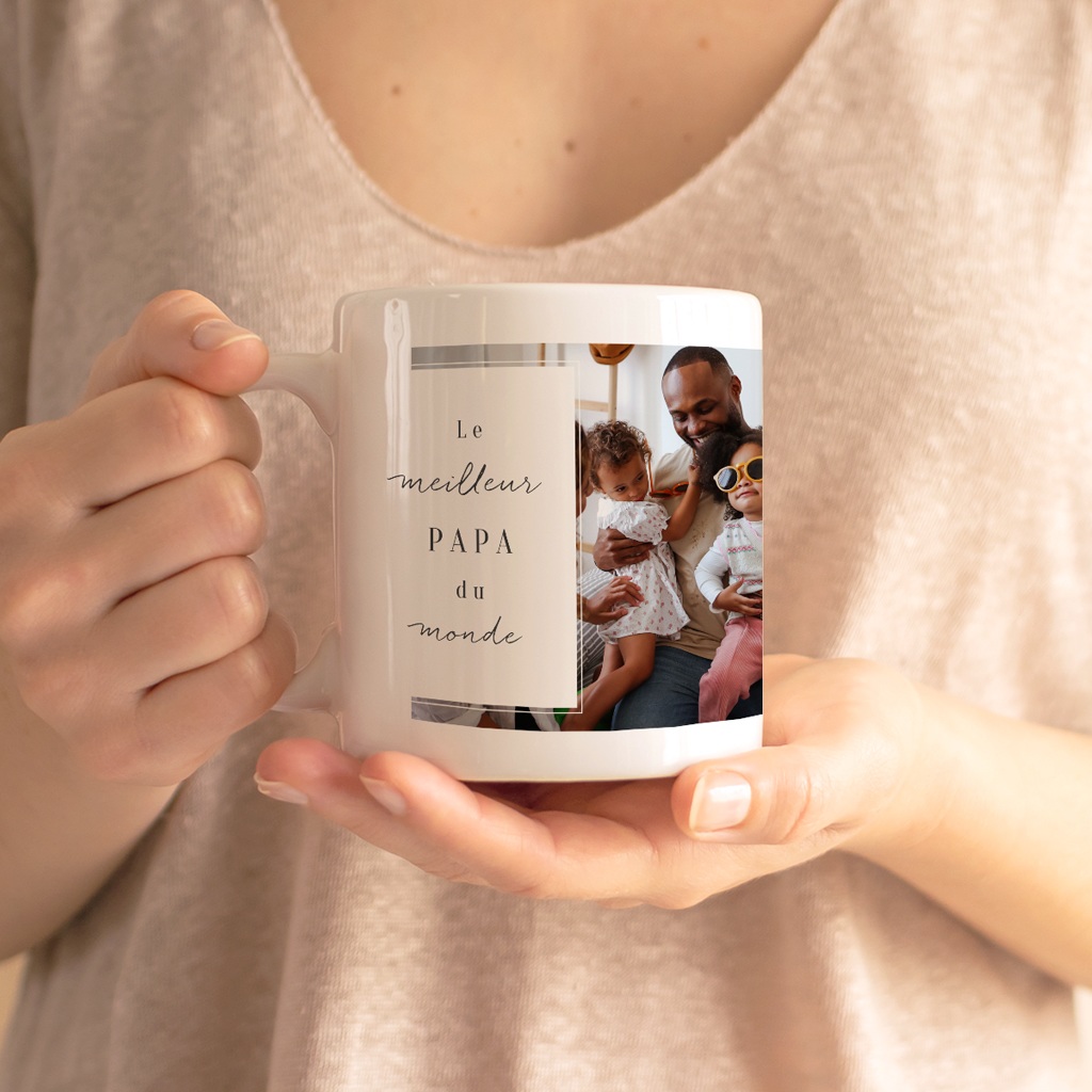 Mug personnalisé Papa d'amour gratuit