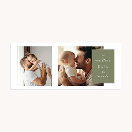 Mug personnalisé Les petits cœurs de papa pas cher