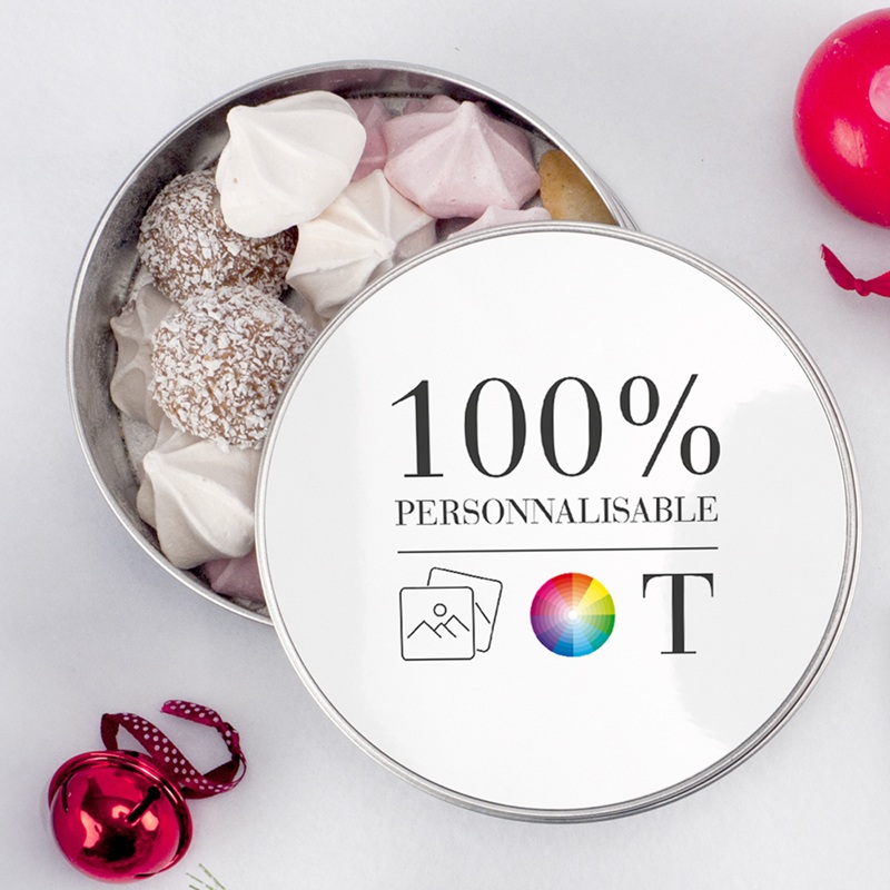 Boîte photo personnalisée Do It Yourself Ronde gratuit