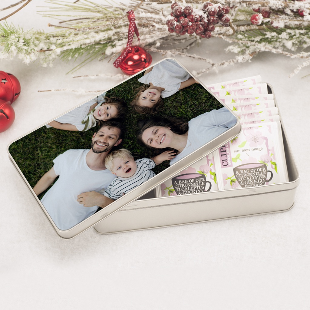 Boîte photo personnalisée Petits Bonheurs gratuit