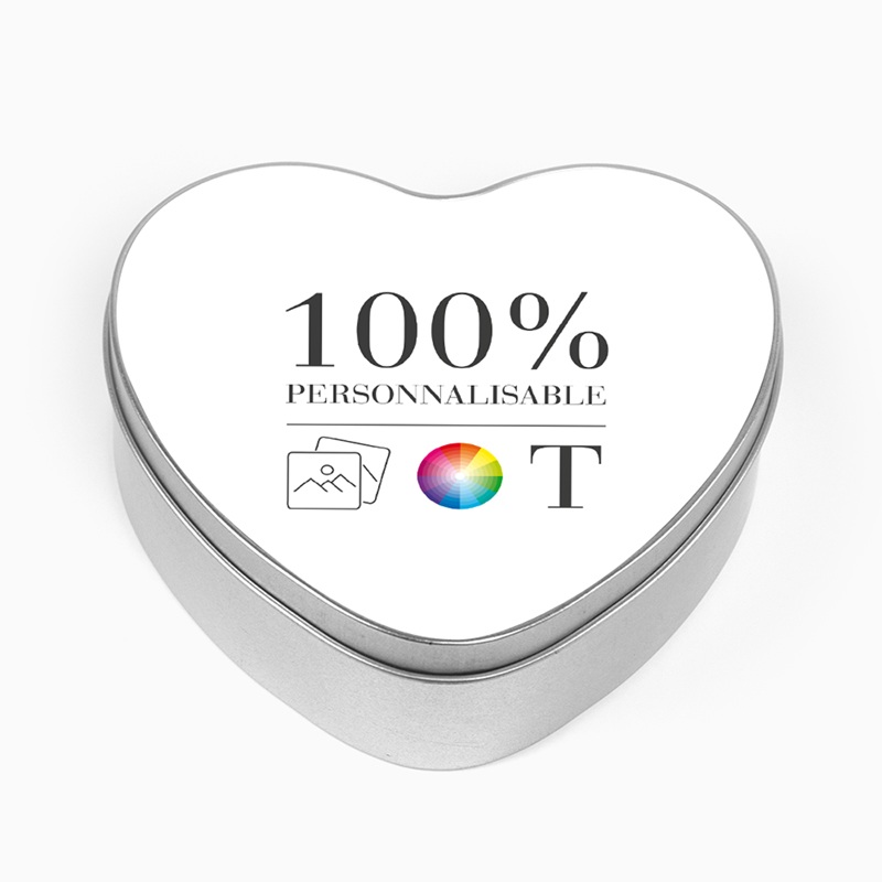 Boîte photo personnalisée Do It Yourself Cœur pas cher