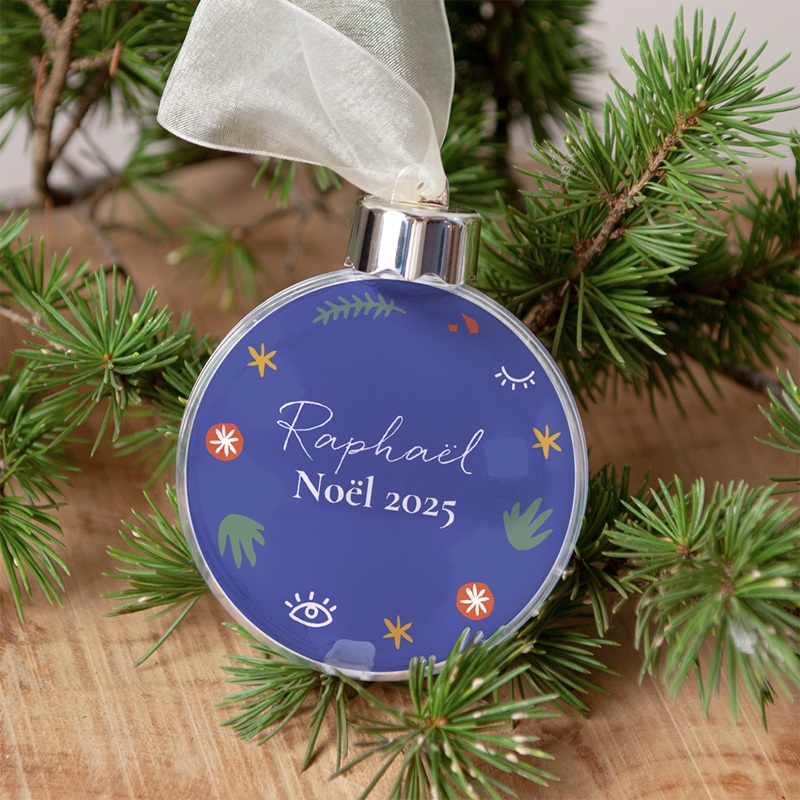 Boule de Noël personnalisée Colombes en fête gratuit