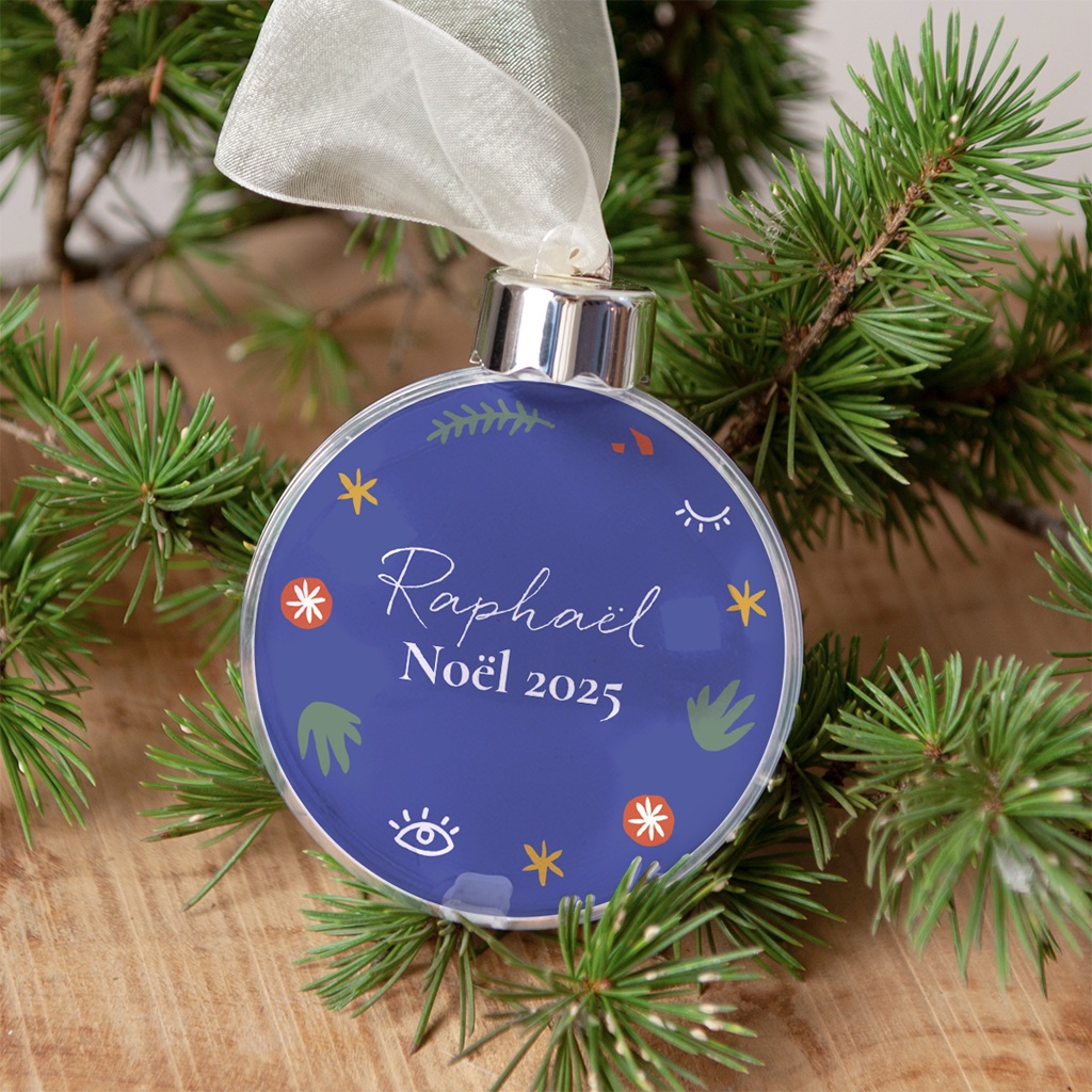 Boule de Noël personnalisée Colombes en fête gratuit