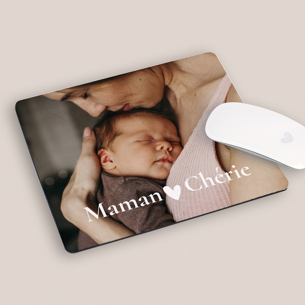 Tapis de souris personnalisé À portée de cœur pas cher