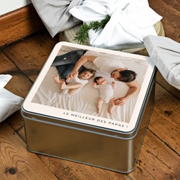 Boîte photo personnalisée Papa d’amour gratuit
