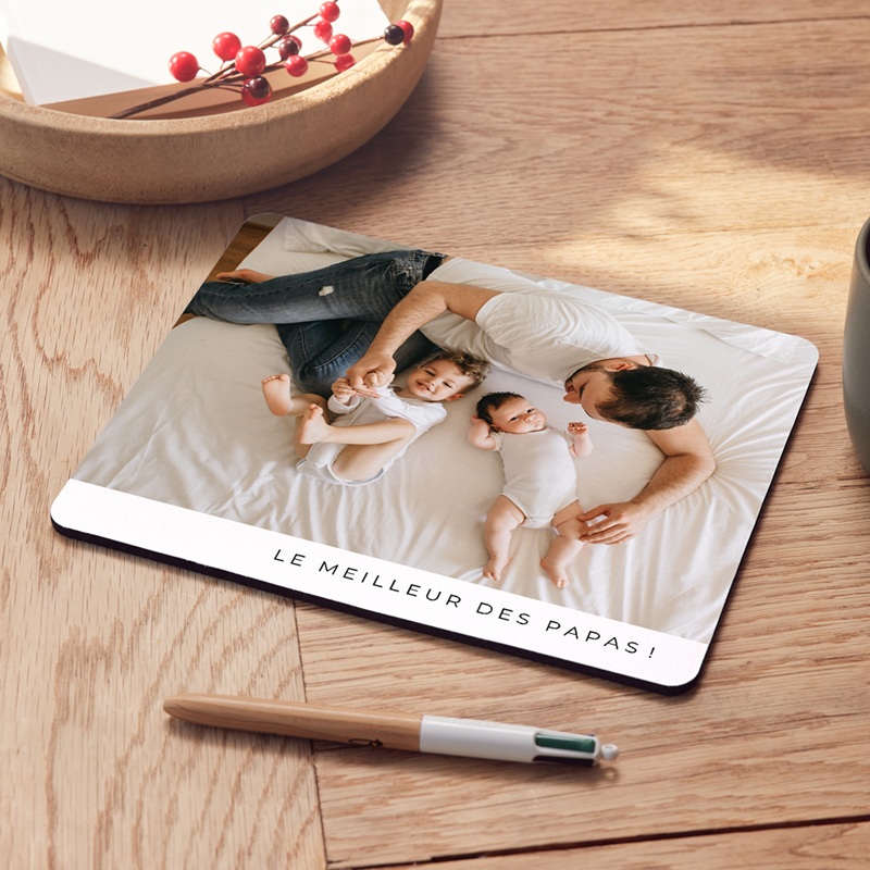 Tapis de souris personnalisé Papa d’amour