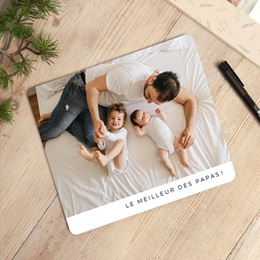 Tapis de souris personnalisé Papa d’amour gratuit