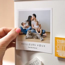 Magnet photo personnalisé Famille d'amour