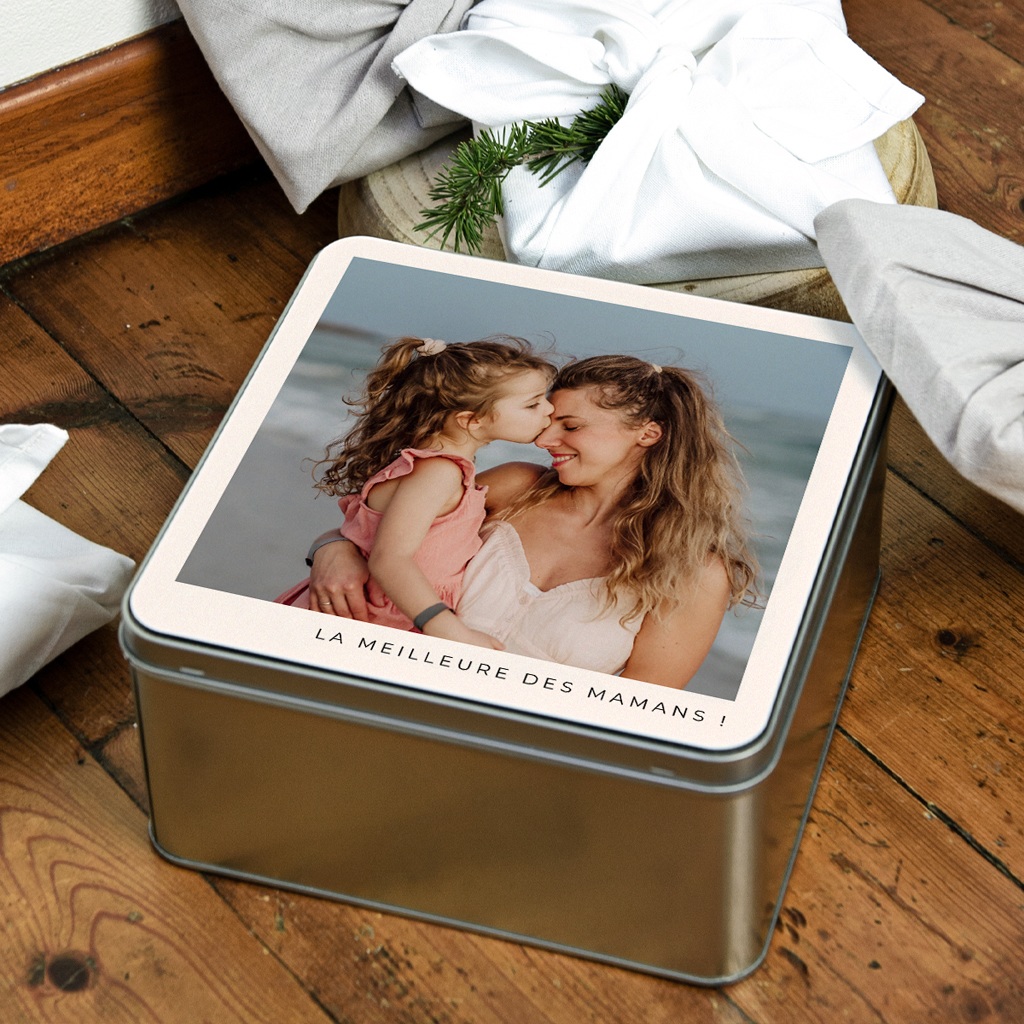 Boîte photo personnalisée La meilleure des Mamans gratuit