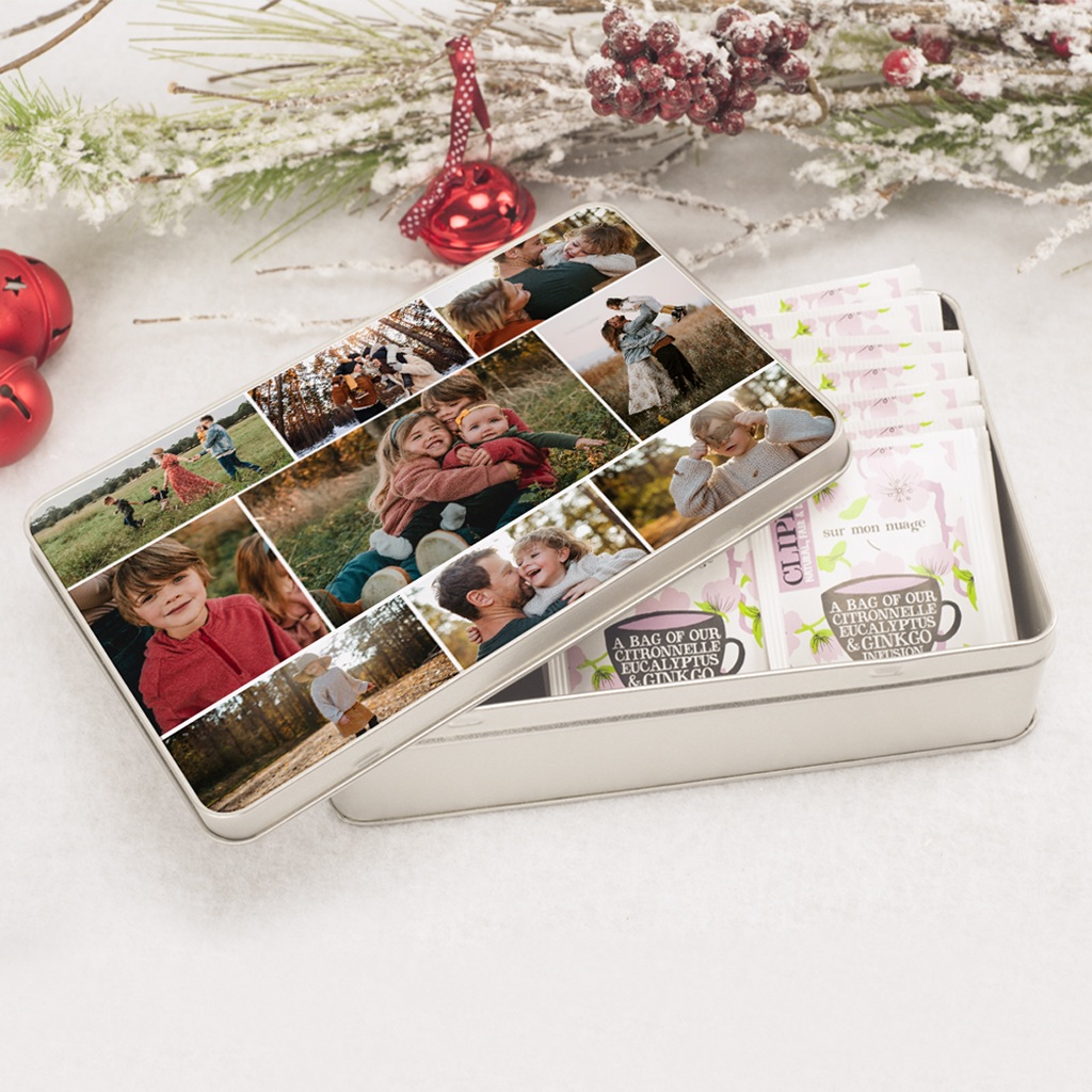 Boîte photo personnalisée Moments tendres gratuit