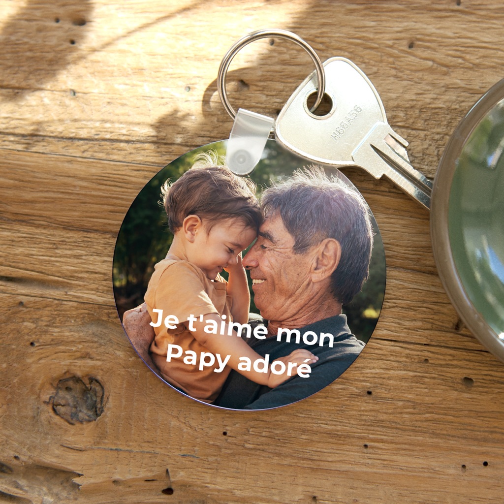 Porte-clés personnalisé Pour mon Papy adoré