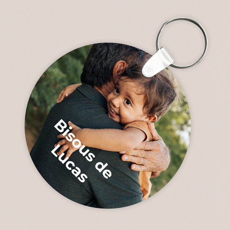 Porte-clés personnalisé Pour mon Papy adoré pas cher
