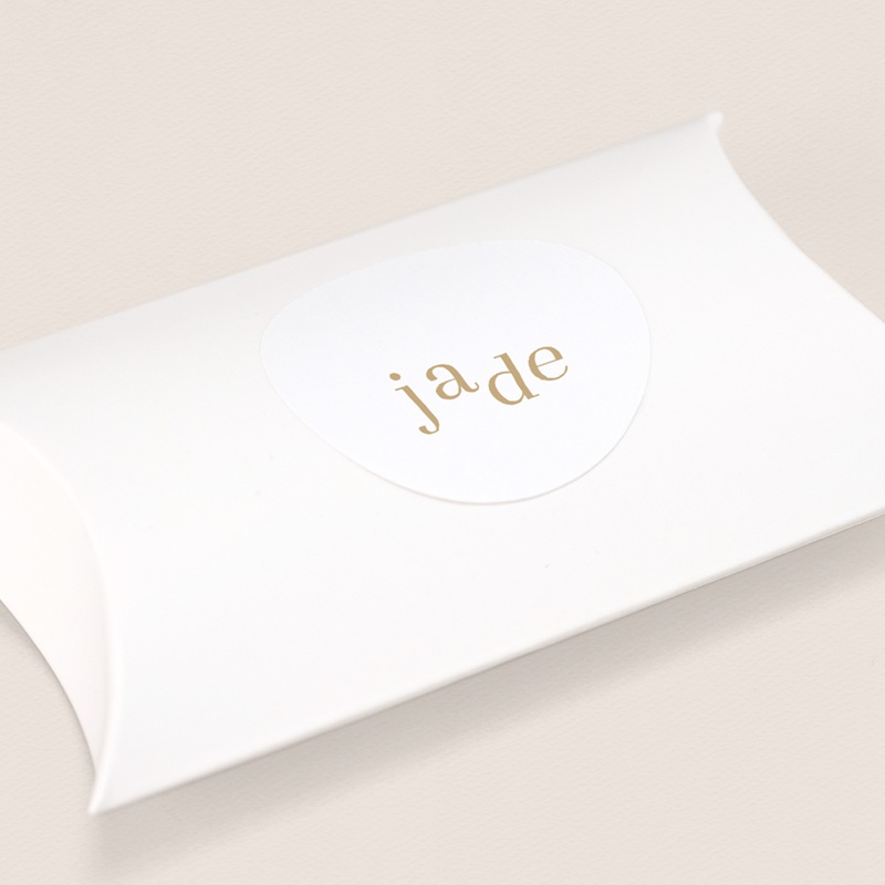 Sticker Enveloppe Naissance Joli Coeur, Ø 4,5 cm