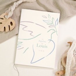 Livret de Messe Bapt&ecirc;me Douce Colombe