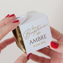 Bo&icirc;te &agrave; drag&eacute;es bapt&ecirc;me Jour de Gr&acirc;ce pas cher