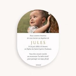 Faire-part de Bapt&ecirc;me Le Chemin de Foi pas cher