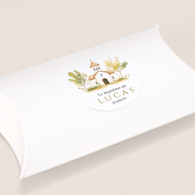 Sticker Enveloppe Bapt&ecirc;me Le Chemin de Foi