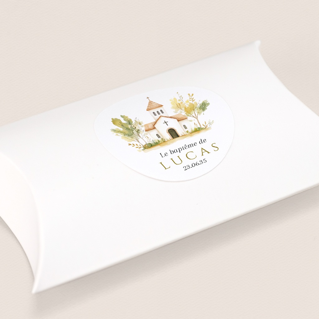 Sticker Enveloppe Bapt&ecirc;me Le Chemin de Foi