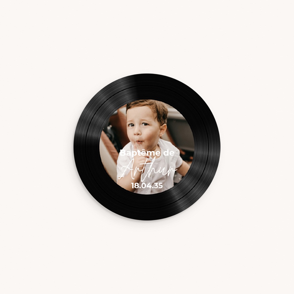 Sticker Enveloppe Bapt&ecirc;me Le Premier Sillon