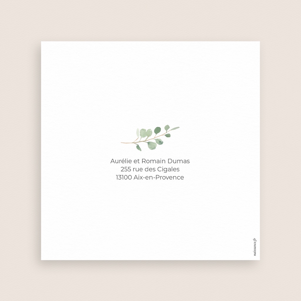 Faire-part de Bapt&ecirc;me Couronne B&eacute;nie