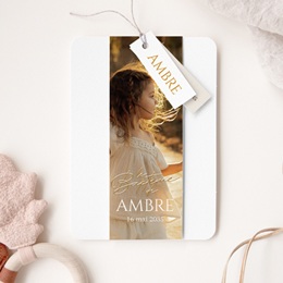 Faire-part de Baptême Jour de Grâce Faire-part de Baptême Jour de Grâce