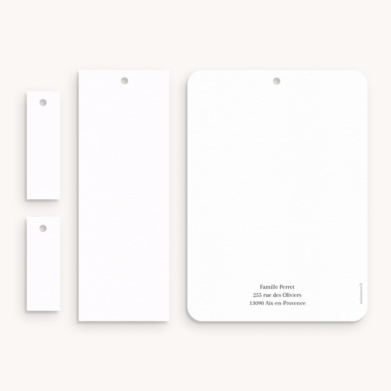 Faire-part de Bapt&ecirc;me B&eacute;ni d&rsquo;Amour