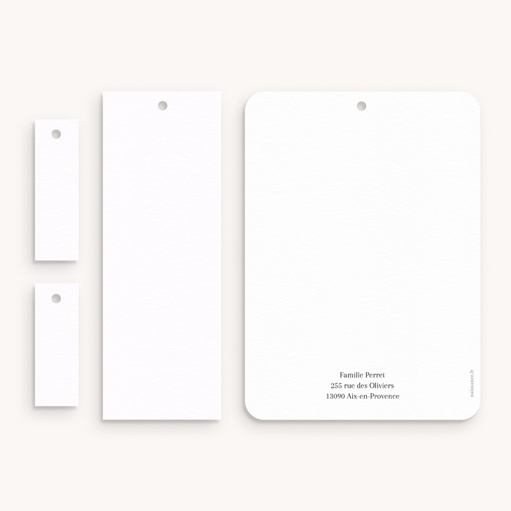 Faire-part de Bapt&ecirc;me B&eacute;ni d&rsquo;Amour