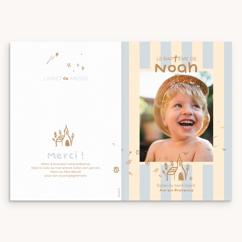 Livret de Messe Bapt&ecirc;me Jour pr&eacute;cieux pas cher
