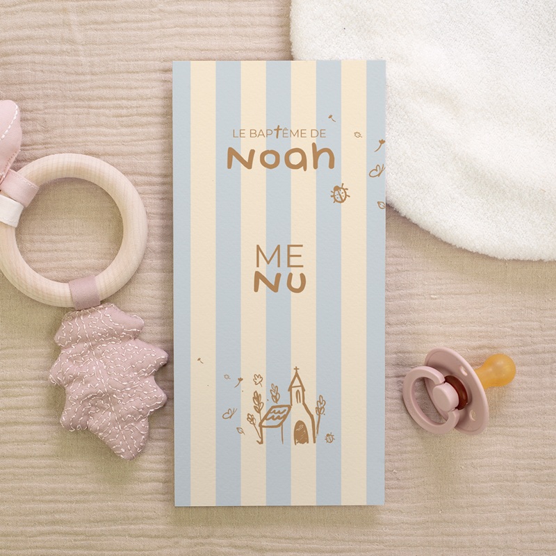 Menu de bapt&ecirc;me Jour pr&eacute;cieux gratuit