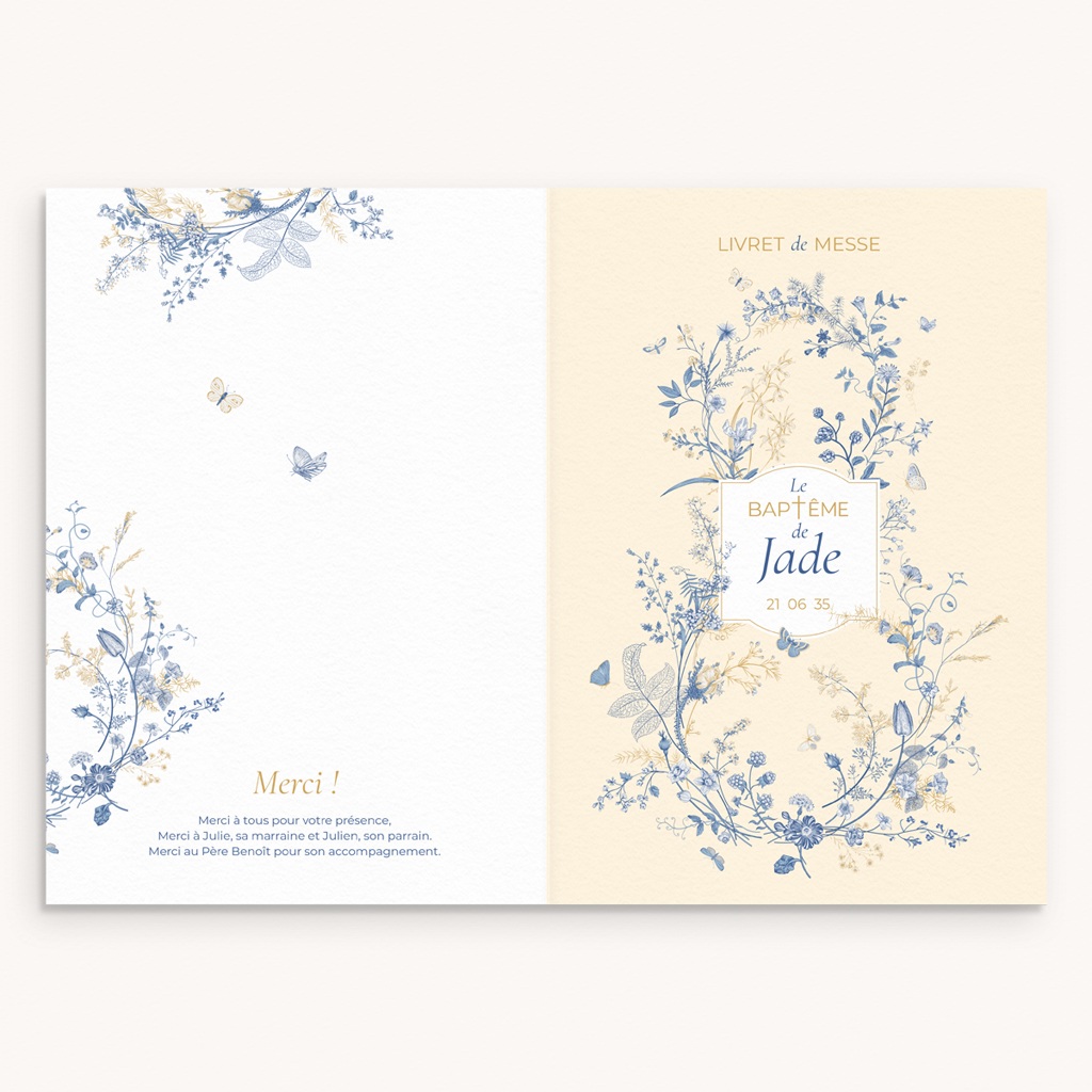 Livret de Messe Bapt&ecirc;me Herbes de Lumi&egrave;re pas cher