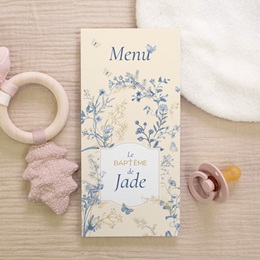 Menu de bapt&ecirc;me Herbes de Lumi&egrave;re gratuit