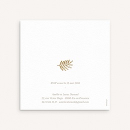 Faire-part de Baptême Couronne de Lumière Faire-part de Baptême Couronne de Lumière