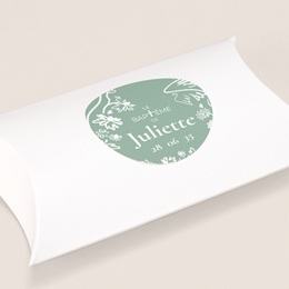 Sticker Enveloppe Bapt&ecirc;me Jour b&eacute;ni