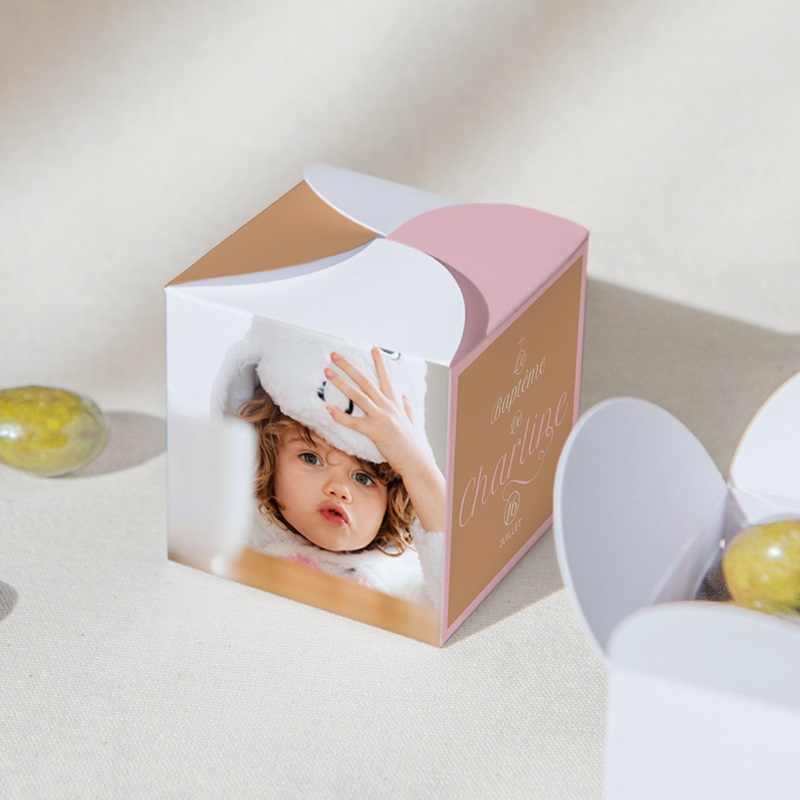 Bo&icirc;te &agrave; drag&eacute;es bapt&ecirc;me Une vie nouvelle gratuit