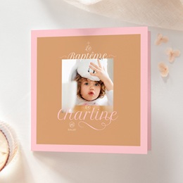 Faire-part de Bapt&ecirc;me Une vie nouvelle