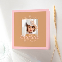 Faire-part de Bapt&ecirc;me Une vie nouvelle