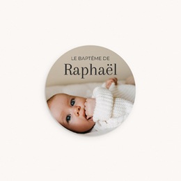 Sticker Enveloppe Bapt&ecirc;me Un Moment Pr&eacute;cieux