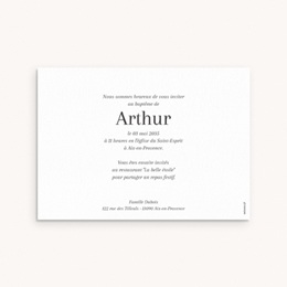 Faire-part de Baptême Un Cœur qui Grandit pas cher Faire-part de Baptême Un Cœur qui Grandit pas cher