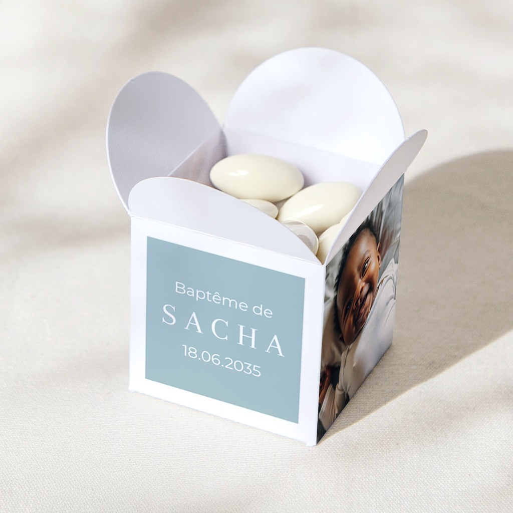 Bo&icirc;te &agrave; drag&eacute;es bapt&ecirc;me Douce Lumi&egrave;re II