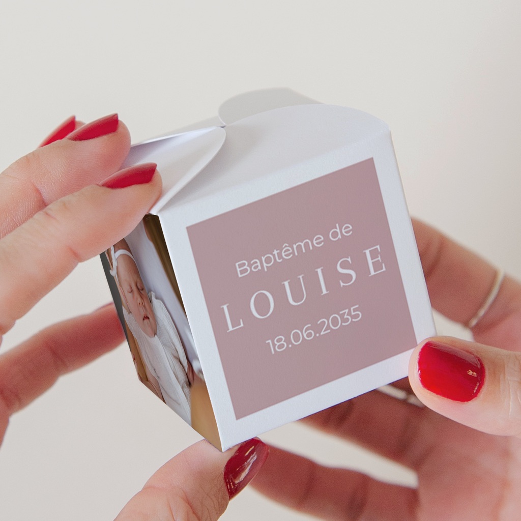 Bo&icirc;te &agrave; drag&eacute;es bapt&ecirc;me Douce Lumi&egrave;re pas cher