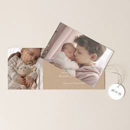 Faire-part de Naissance Tout en Amour pas cher