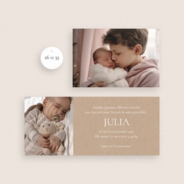 Faire-part de Naissance Tout en Amour gratuit